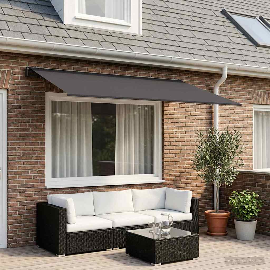Vervangingsdoek voor zonnescherm Antracietkleurig 450 × 300 cm