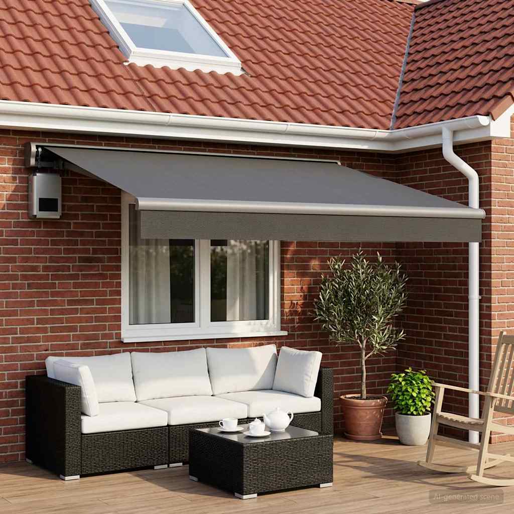 Vervangingsdoek voor zonnescherm Antracietkleurig 500 × 300 cm