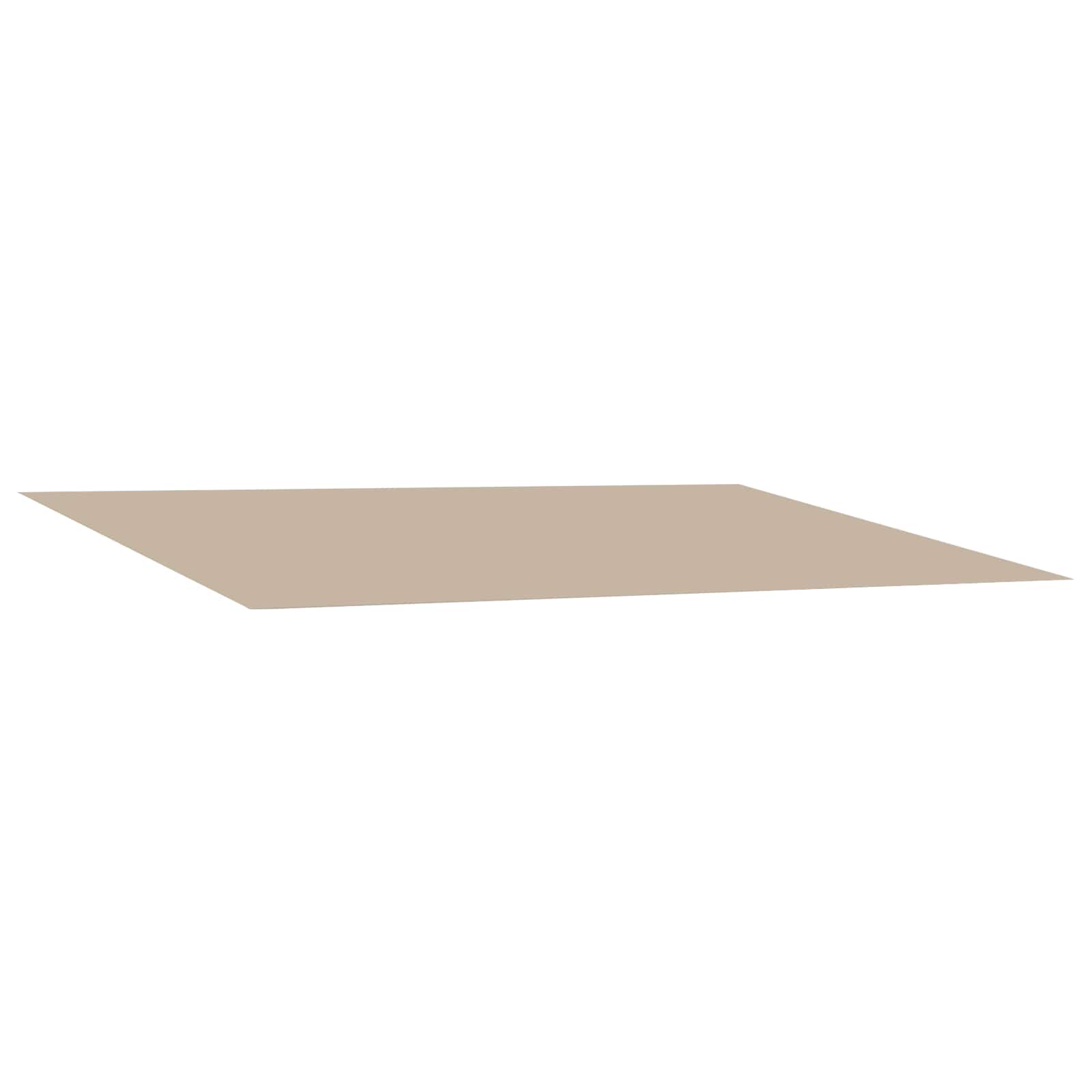 Vervangingsdoek voor zonnescherm Beige 500 × 300 cm Polyester – afbeelding 2