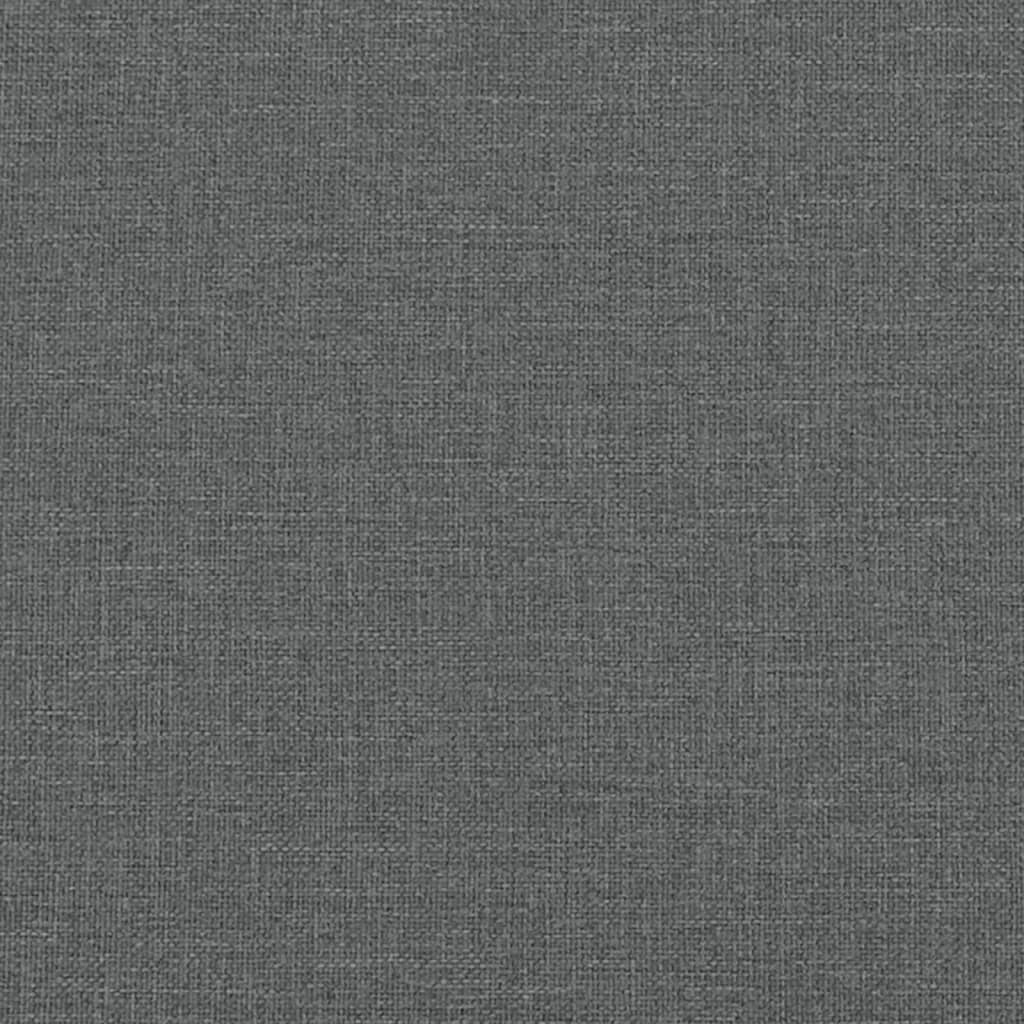 Bankje 110x45x60 cm stof donkergrijs – afbeelding 6