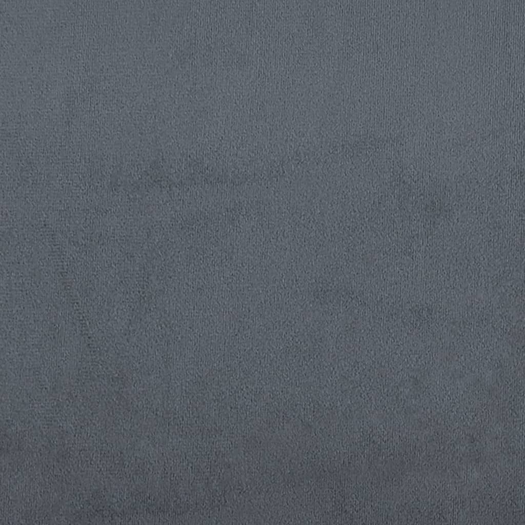 Bankje 110x40x49 cm fluweel donkergrijs – afbeelding 6