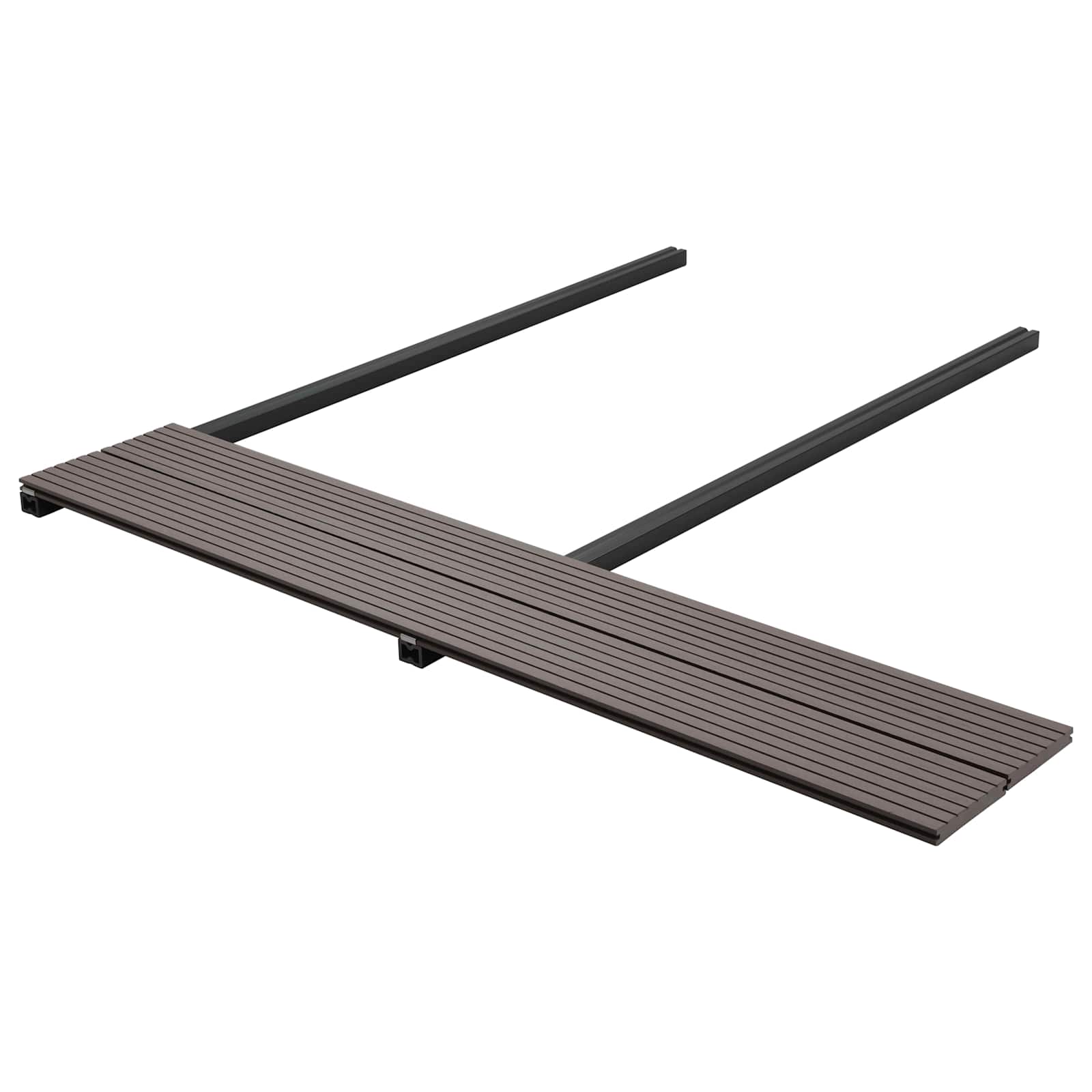 Terrasplank 60 pcs Donkerbruin WPC – afbeelding 1