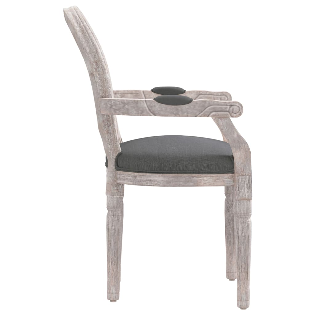 Eetkamerstoel 54x56x96,5 cm stof donkergrijs – afbeelding 4