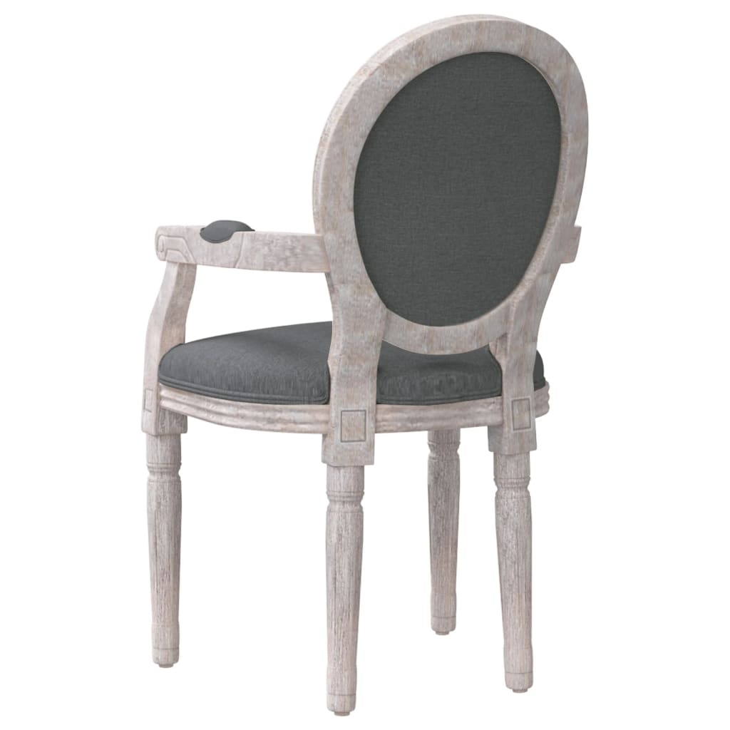 Eetkamerstoel 54x56x96,5 cm stof donkergrijs – afbeelding 5