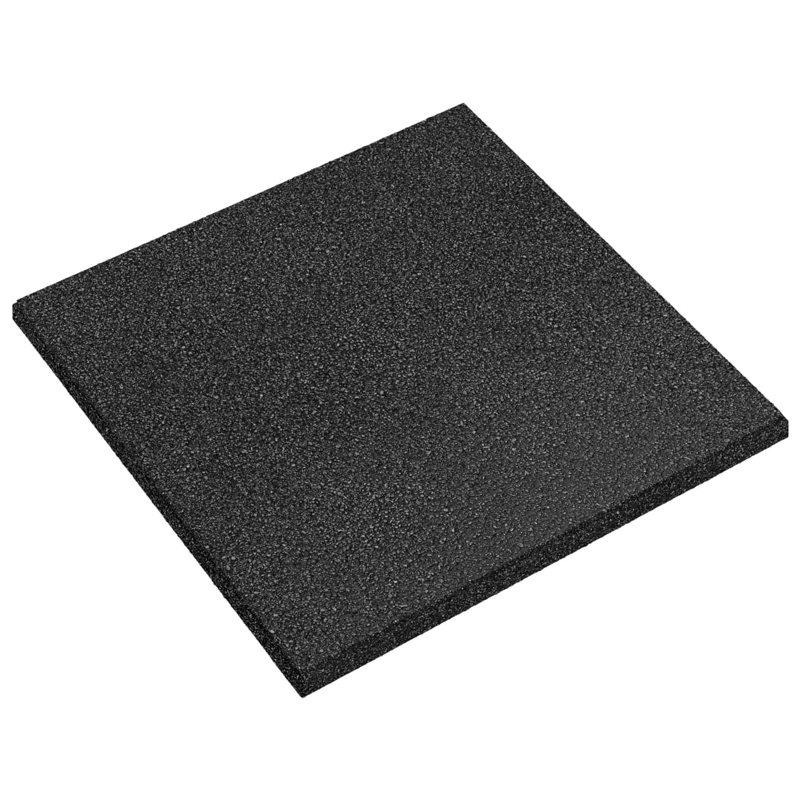 Valbescherming Tegels 12 pcs Zwart 50 x 50 cm Rubber – afbeelding 1