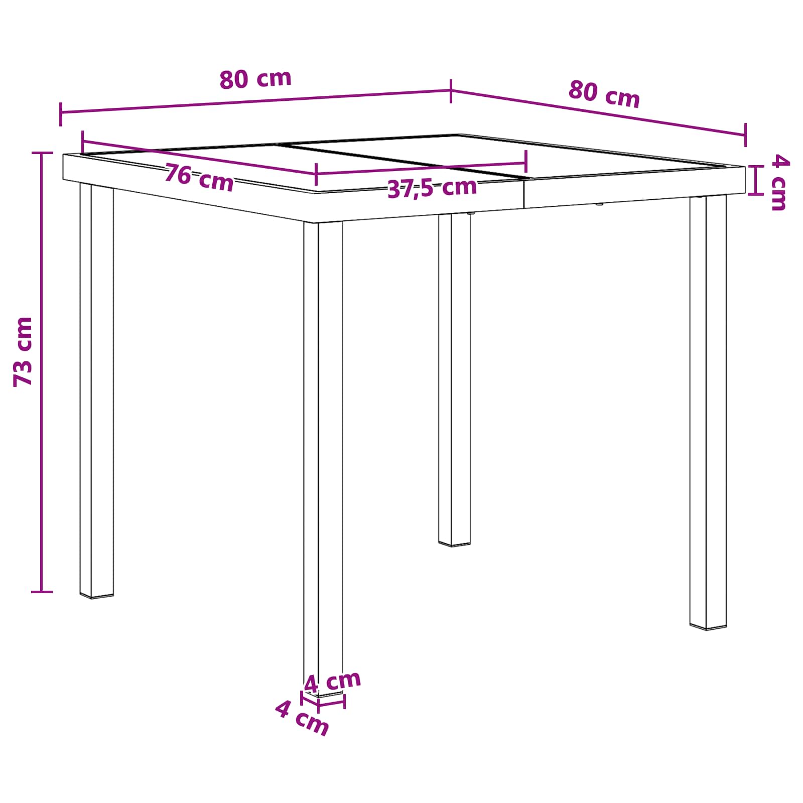 Tuin eettafelset met kussen 5 pcs Zwart en Crème poly rattan – afbeelding 8