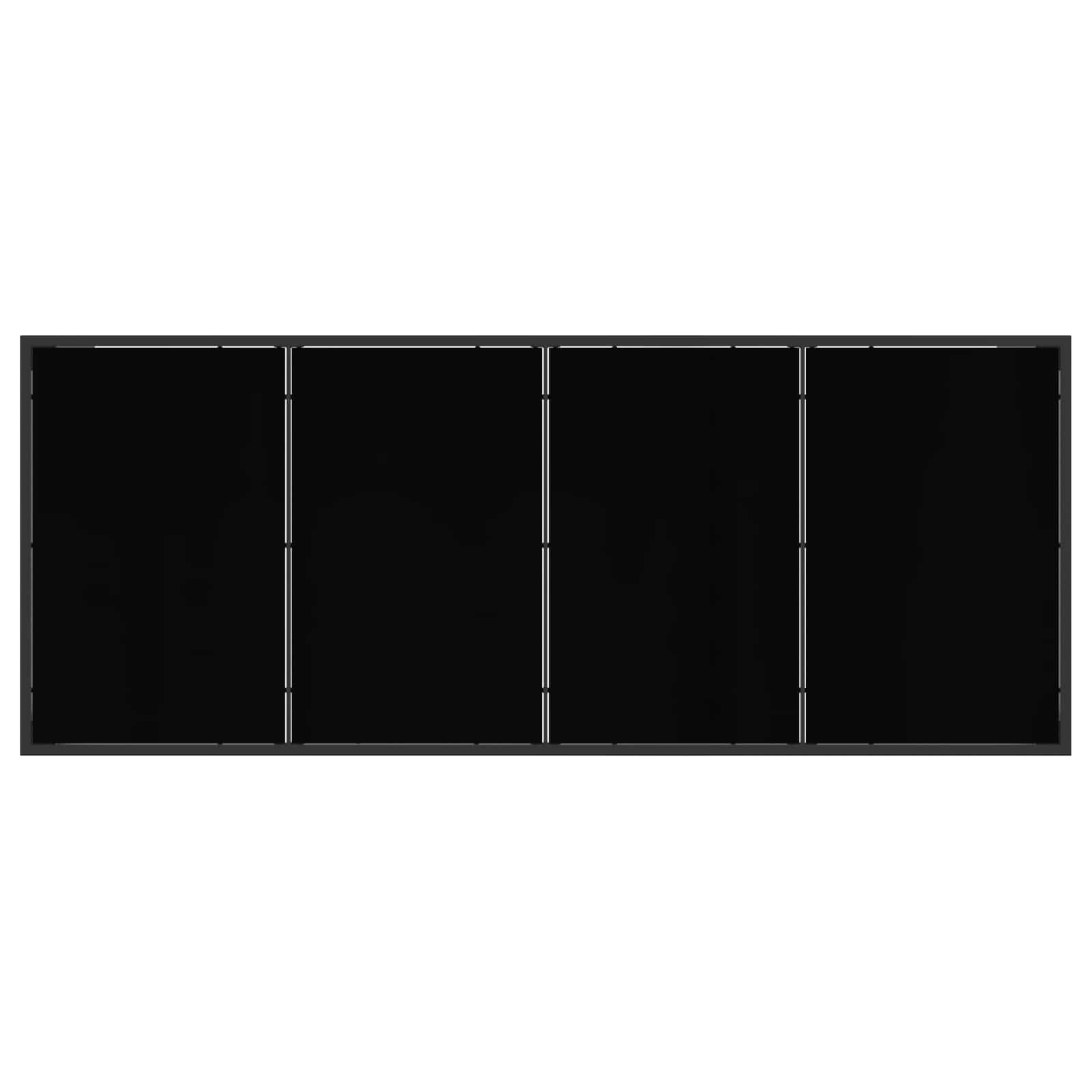 Tuin eettafelset 9 pcs Zwart en Anthraciet 200 x 80 x 73 cm – afbeelding 6