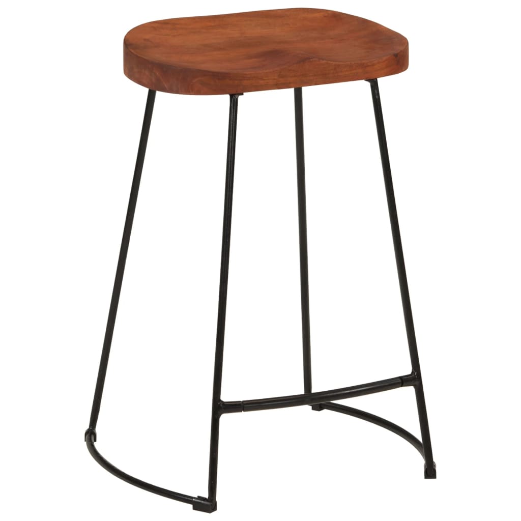 Barkrukken 2 st Gavin 45x40x63 cm massief mangohout – afbeelding 11