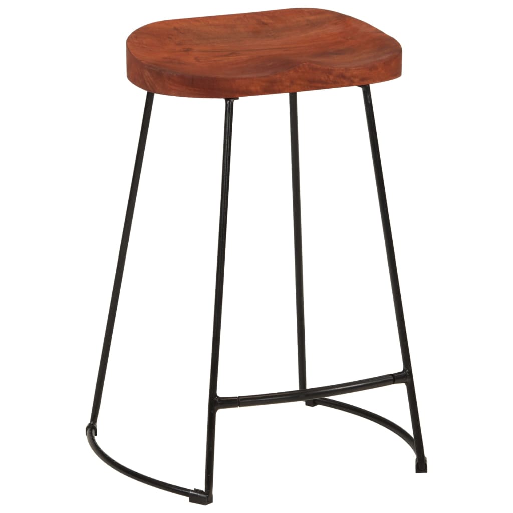 Barkrukken 2 st Gavin 45x40x63 cm massief mangohout – afbeelding 12