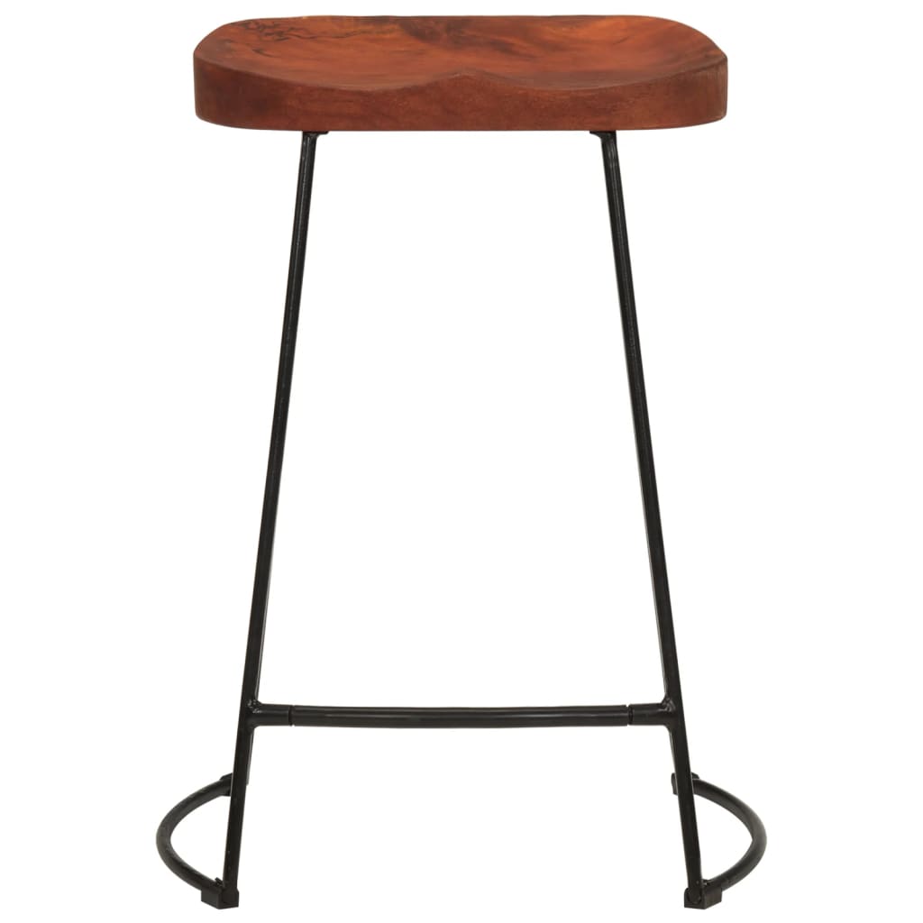 Barkrukken 2 st Gavin 45x40x63 cm massief mangohout – afbeelding 4