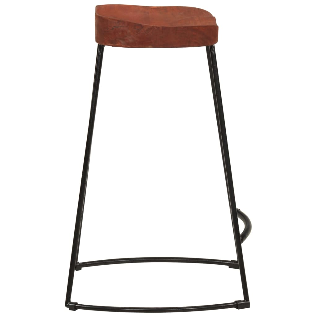 Barkrukken 2 st Gavin 45x40x63 cm massief mangohout – afbeelding 5