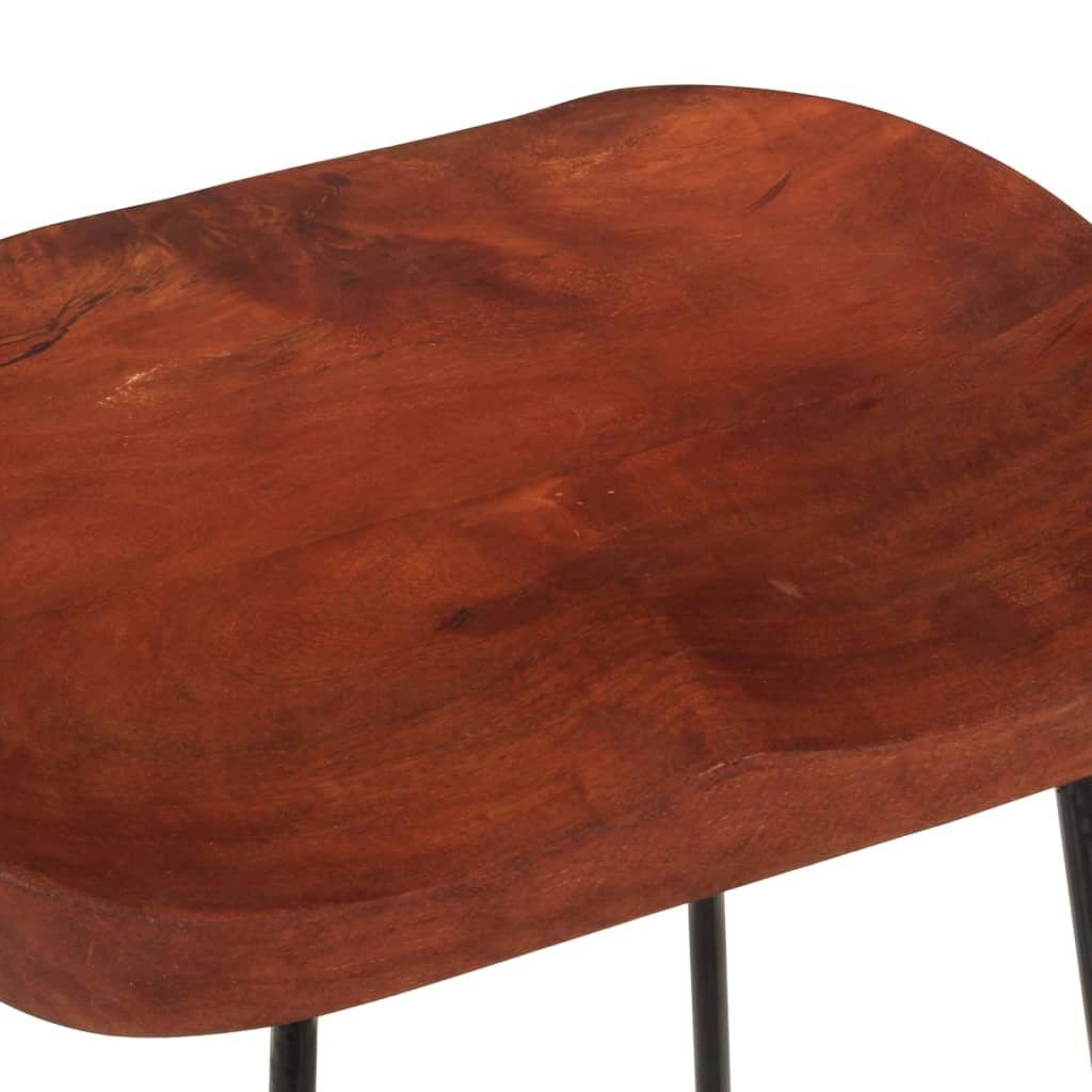 Barkrukken 2 st Gavin 45x40x63 cm massief mangohout – afbeelding 7