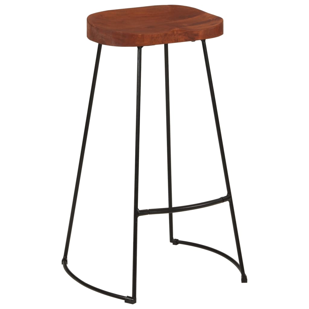 Barkrukken 2 st Gavin 50x40x78 cm massief mangohout – afbeelding 10