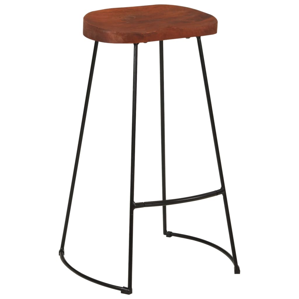 Barkrukken 2 st Gavin 50x40x78 cm massief mangohout – afbeelding 11