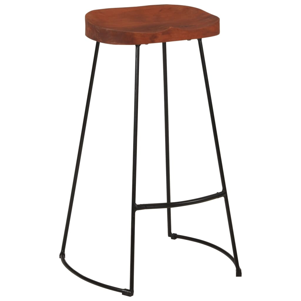 Barkrukken 2 st Gavin 50x40x78 cm massief mangohout – afbeelding 12
