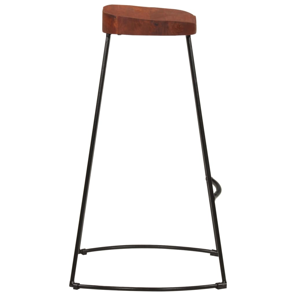 Barkrukken 2 st Gavin 50x40x78 cm massief mangohout – afbeelding 5