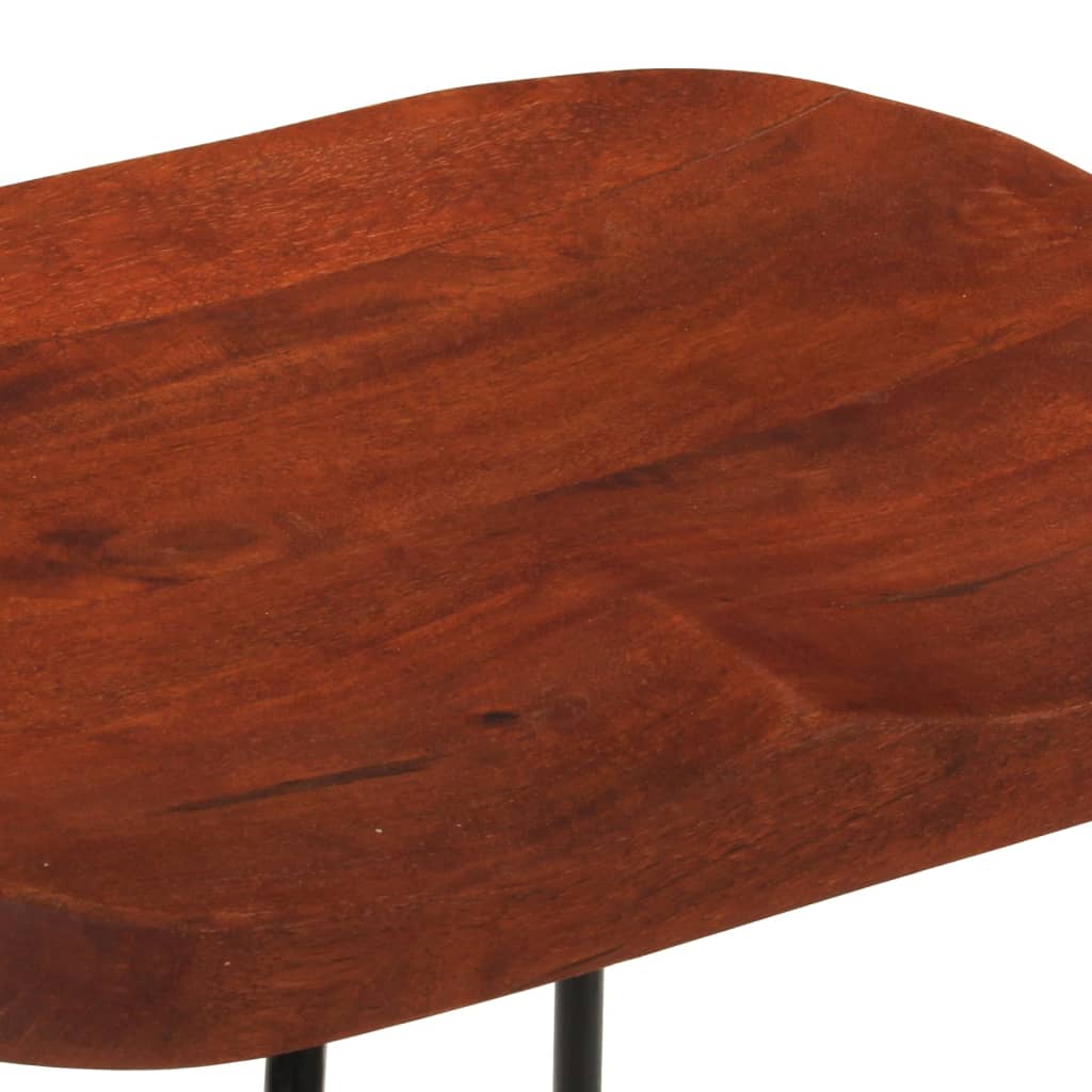 Barkrukken 2 st Gavin 50x40x78 cm massief mangohout – afbeelding 7