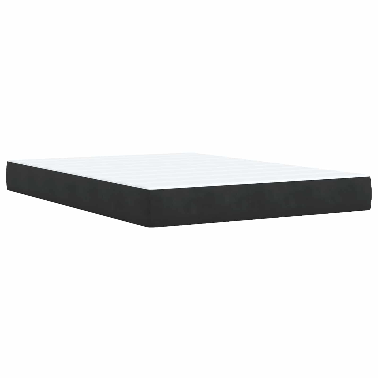 Boxspringbed met matras Zwart 160 x 200 cm Fluweel – afbeelding 6