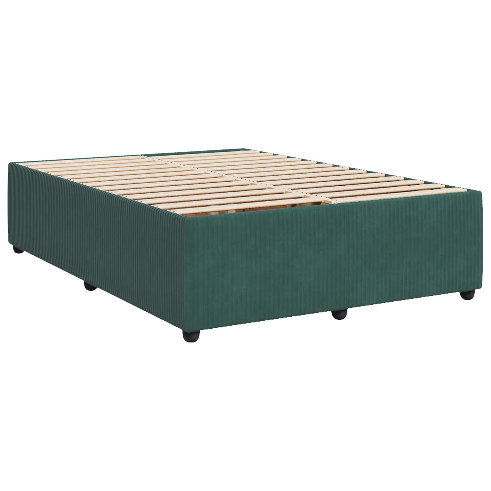 Boxspringbed met matras Donkergroen 160 x 200 cm Fluweel – afbeelding 5