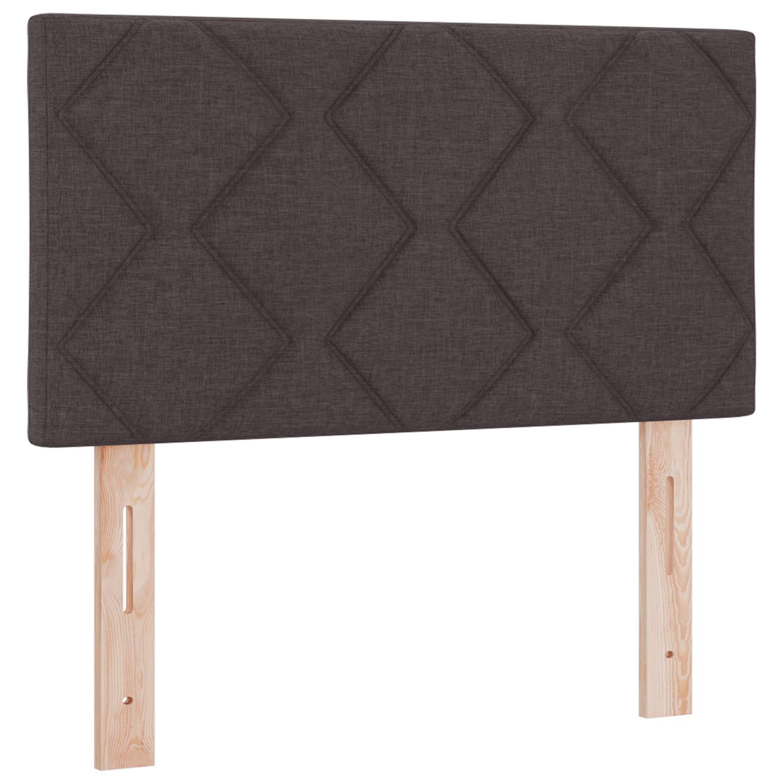 Boxspringbed met matras Donkerbruin 80 x 200 cm Stof – afbeelding 3