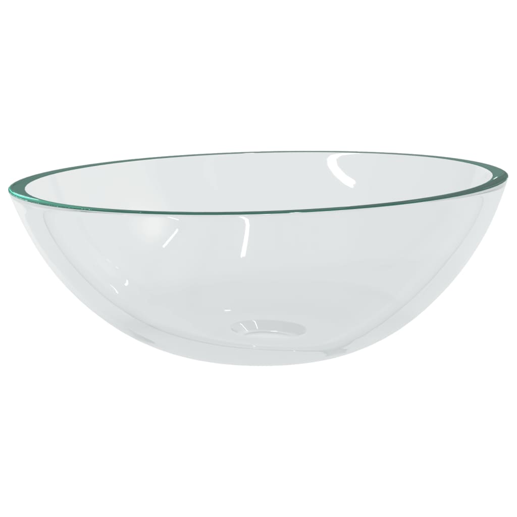 Wasbak 50x37x14 cm glas transparant – afbeelding 2
