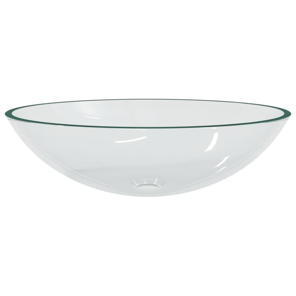 Wasbak 50x37x14 cm glas transparant – afbeelding 3