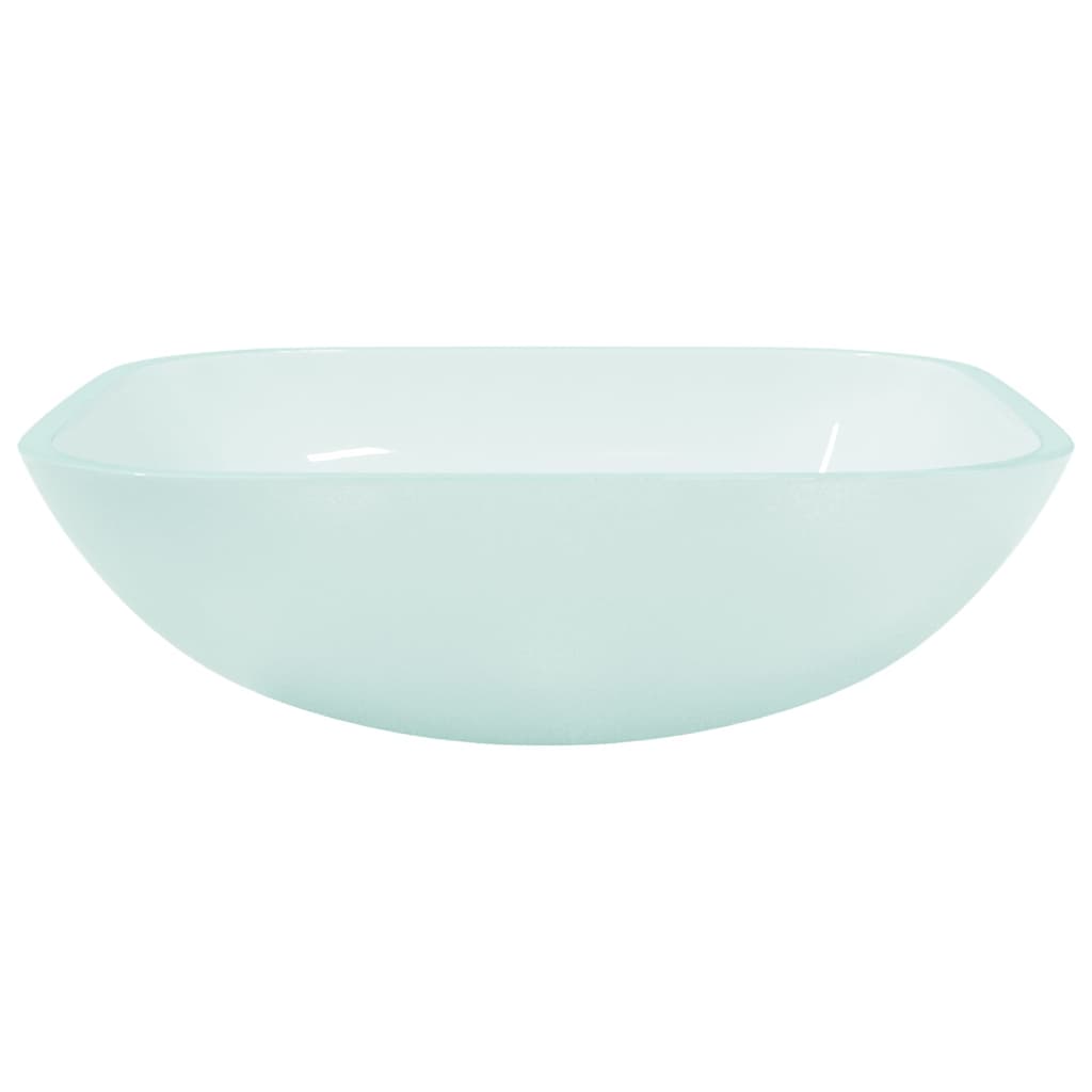 Wasbak 42x42x14 cm glas mat – afbeelding 3