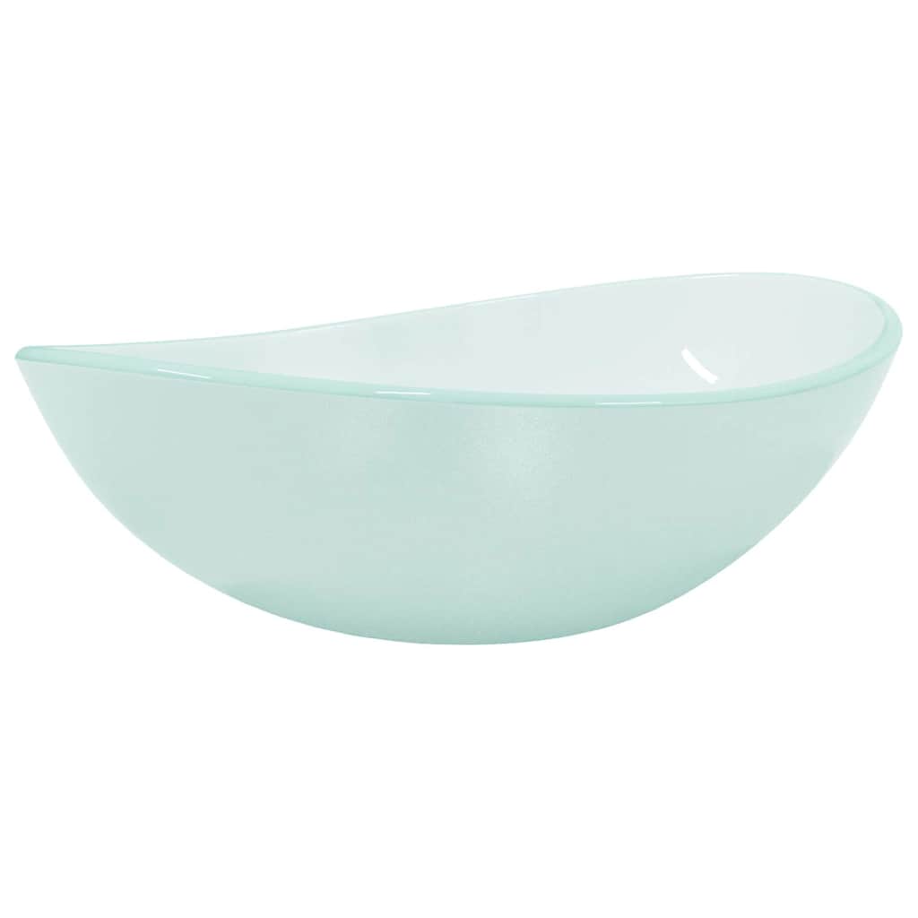 Wasbak 54,5x35x15,5 cm gehard glas mat – afbeelding 2