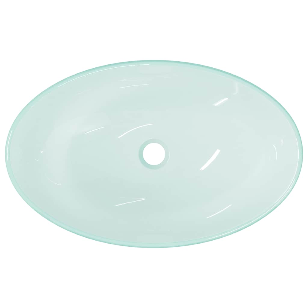 Wasbak 54,5x35x15,5 cm gehard glas mat – afbeelding 5