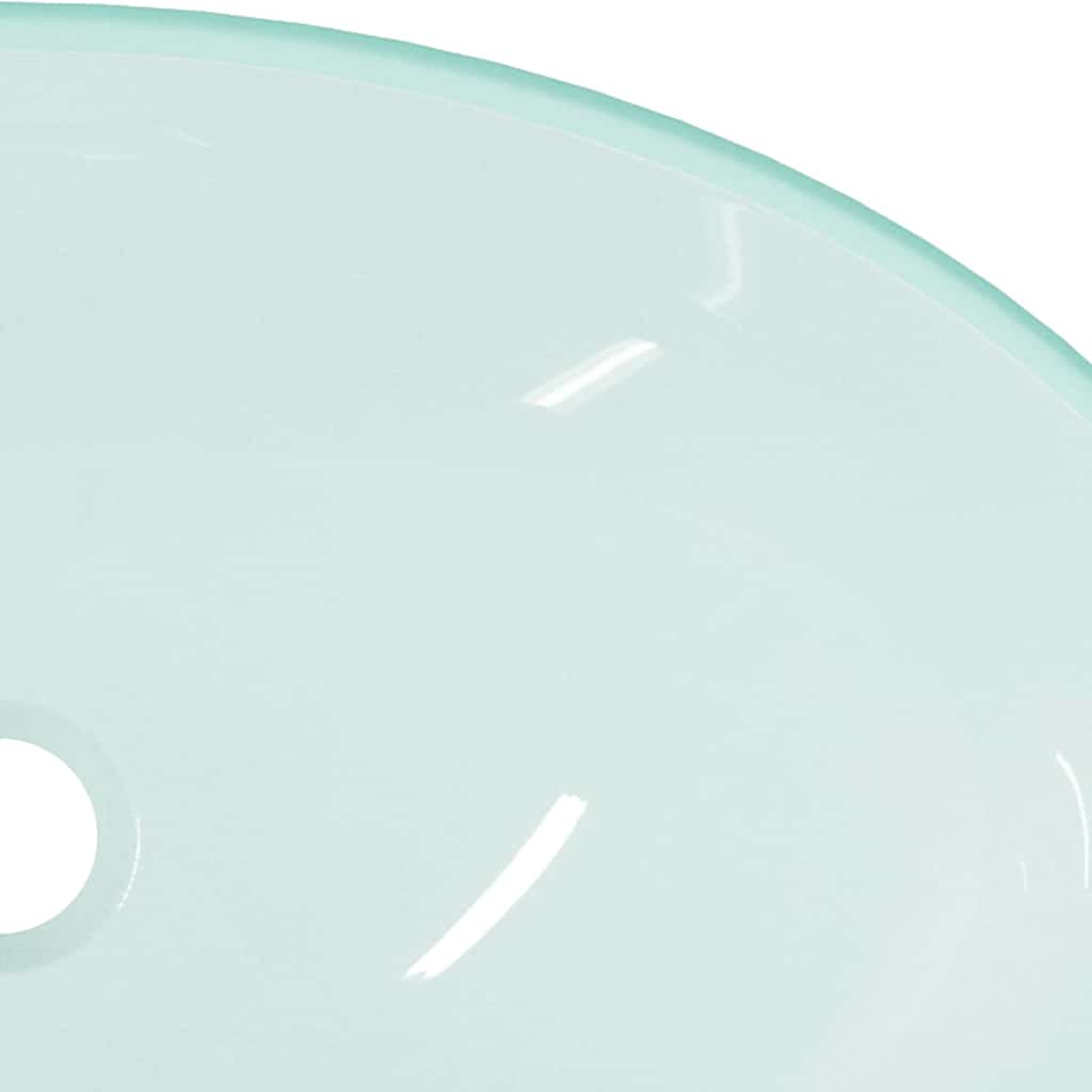 Wasbak 54,5x35x15,5 cm gehard glas mat – afbeelding 6