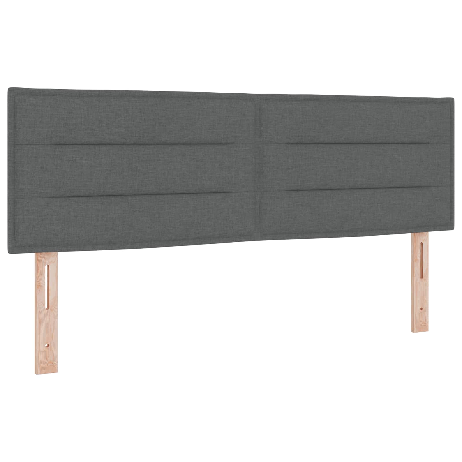 Boxspringbed met matras Donkerbruin 140 x 200 cm Stof – afbeelding 4