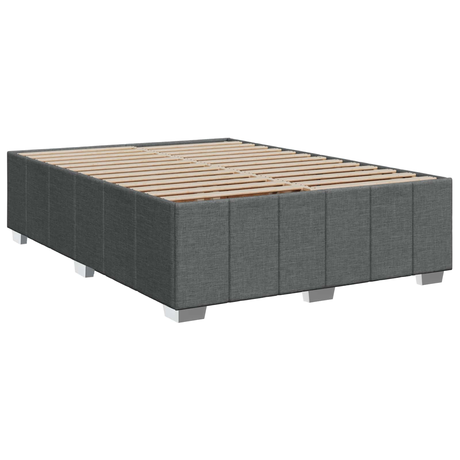 Boxspringbed met matras Donkerbruin 140 x 200 cm Stof – afbeelding 5