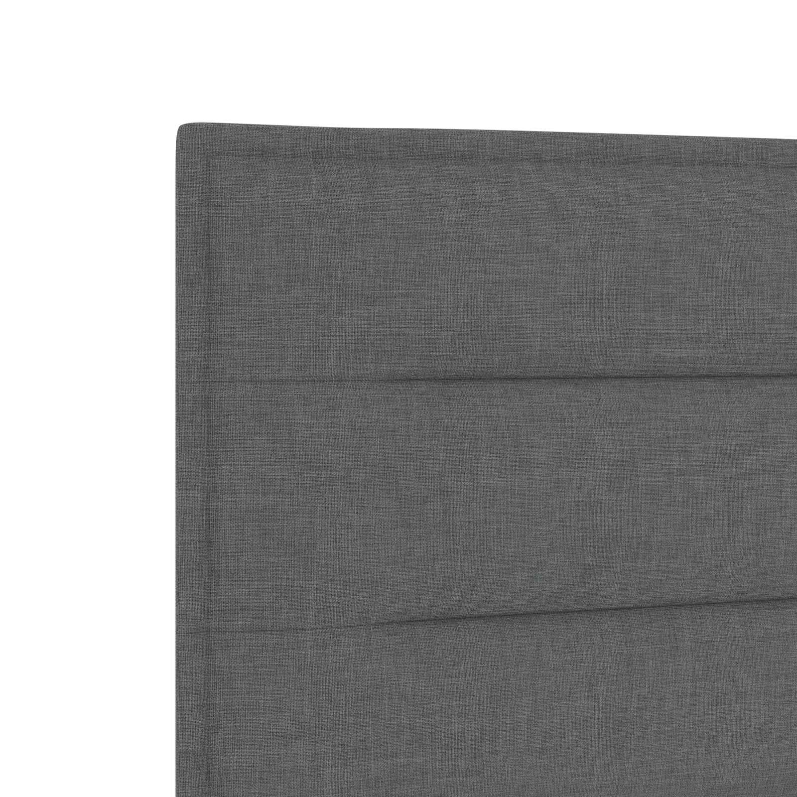 Boxspringbed met matras Donkerbruin 140 x 200 cm Stof – afbeelding 9