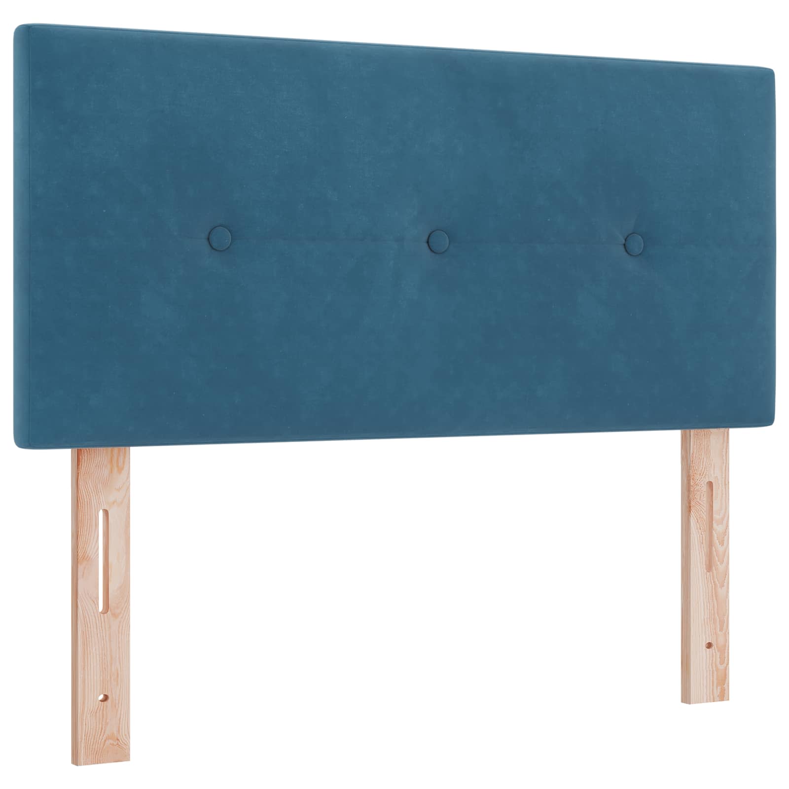 Boxspringbed met matras Blauw 90 x 200 cm Fluweel – afbeelding 3