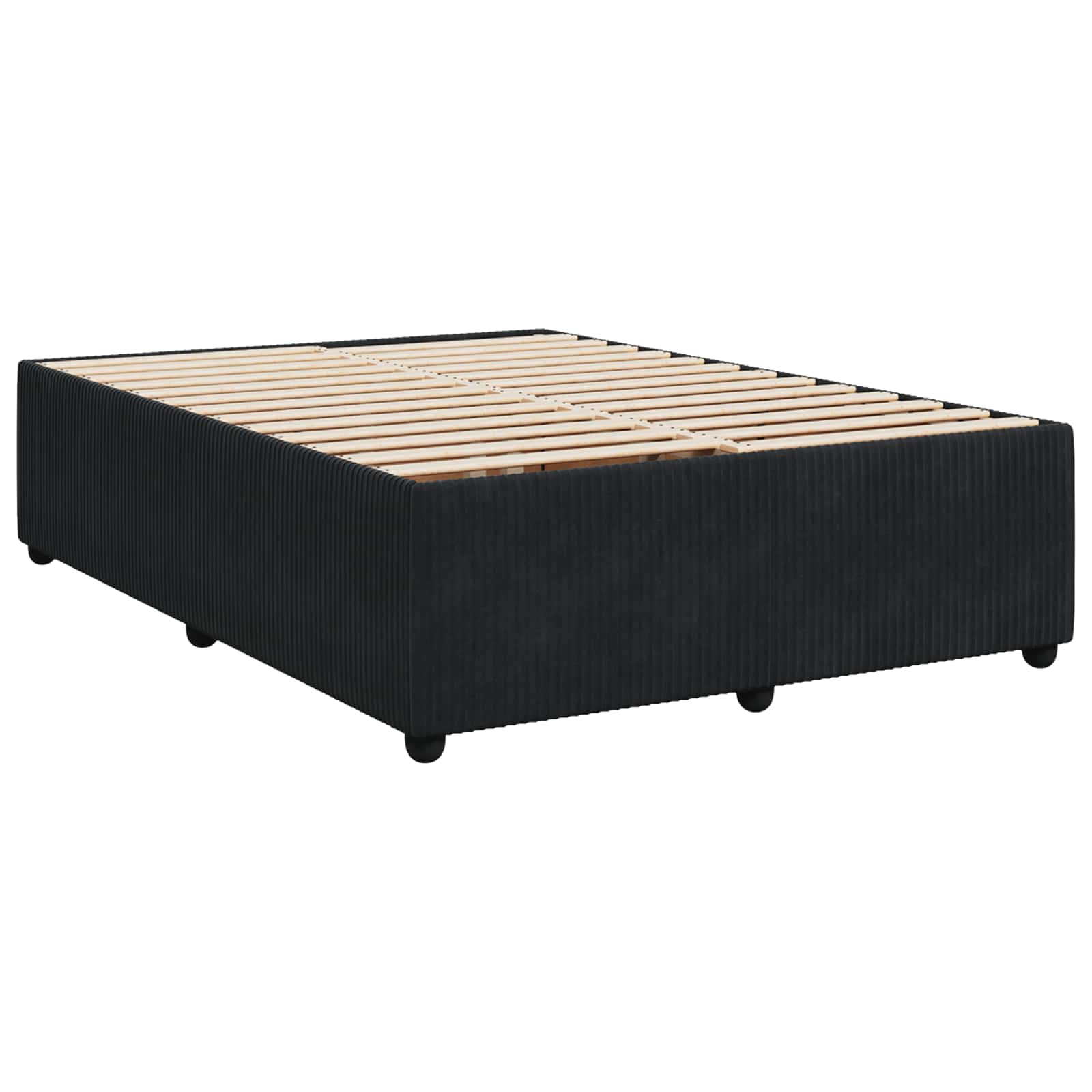 Boxspringbed met matras Zwart 160 x 200 cm Fluweel – afbeelding 6
