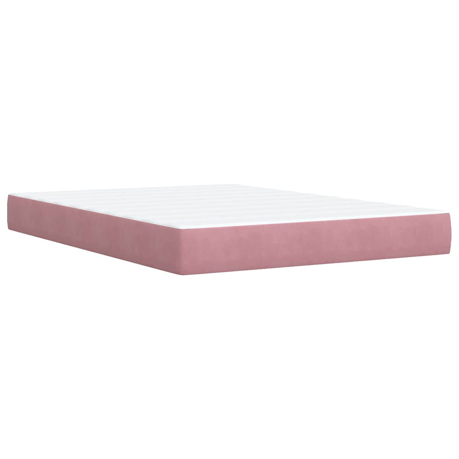 Boxspringbed met matras Roze 160 x 200 cm Fluweel – afbeelding 6