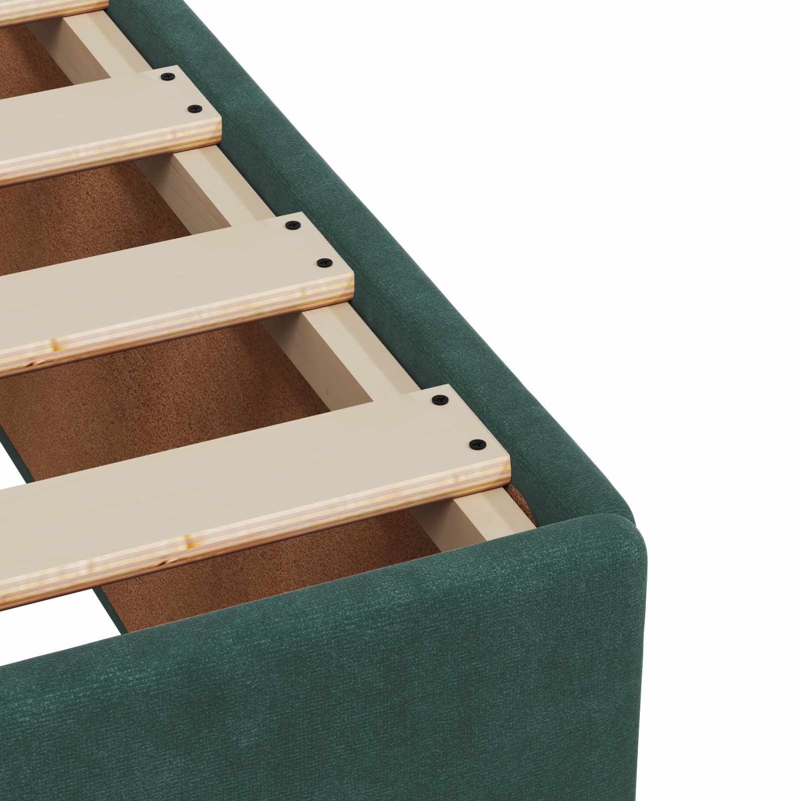 Boxspringbed met matras Donkergroen 160 x 200 cm Fluweel – afbeelding 10