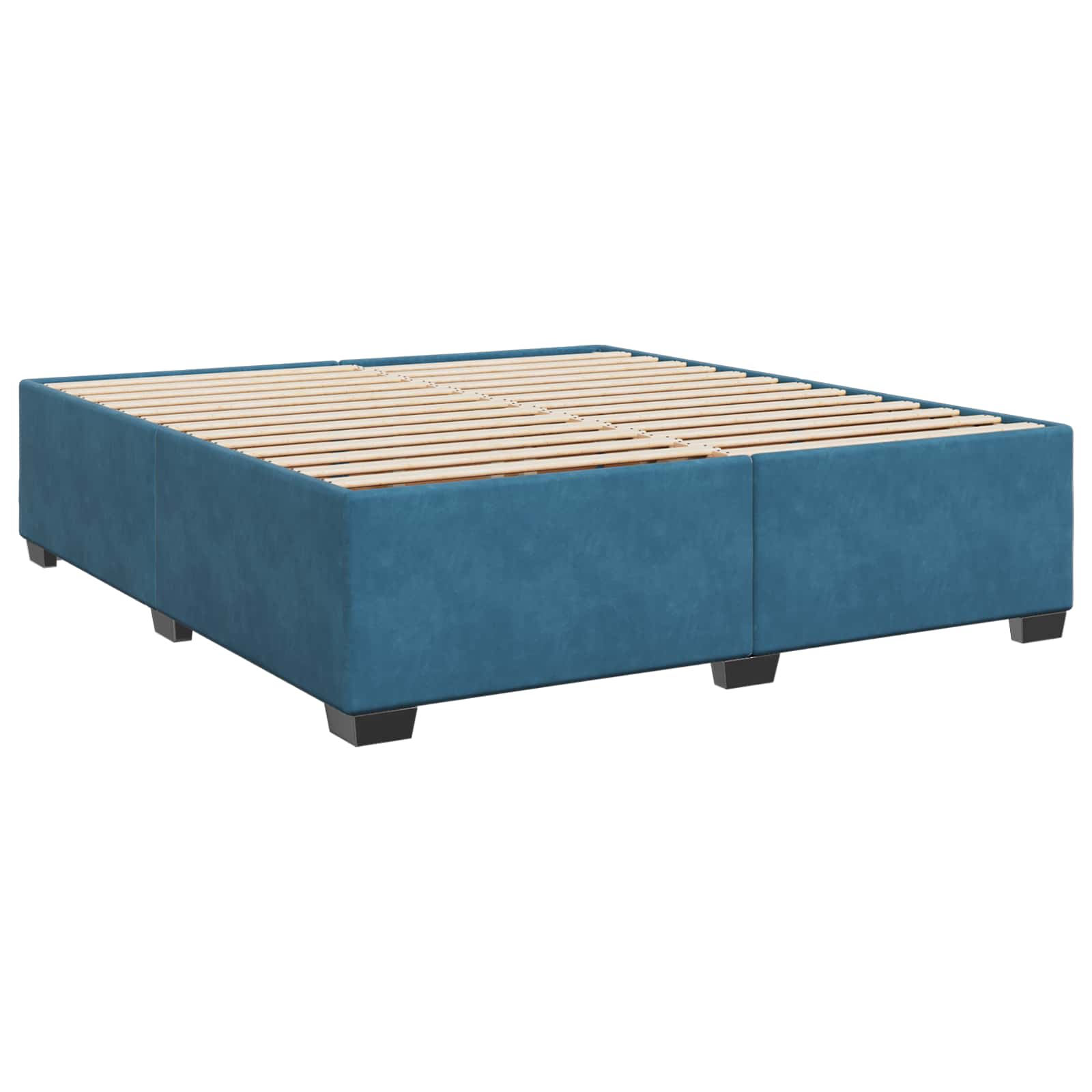 Boxspringbed met matras Blauw 180 x 200 cm Fluweel – afbeelding 5