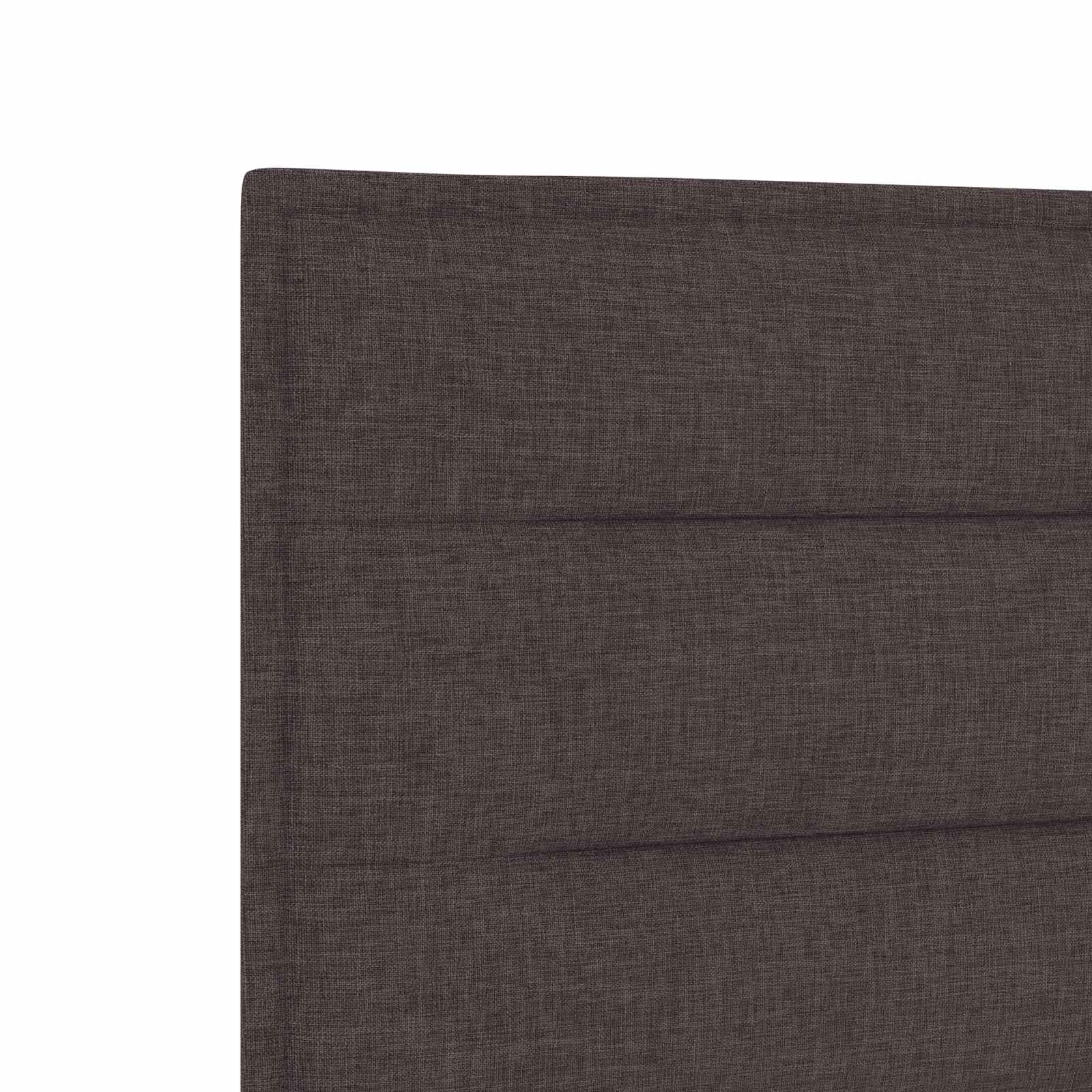 Boxspringbed met matras Donkerbruin 90 x 190 cm Stof – afbeelding 8