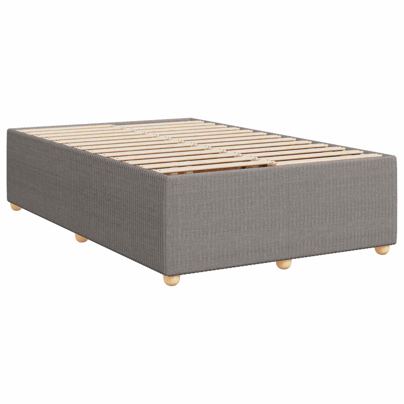 LED Boxspring Bed met Matras Taupe 120 x 200 cm Stof – afbeelding 4