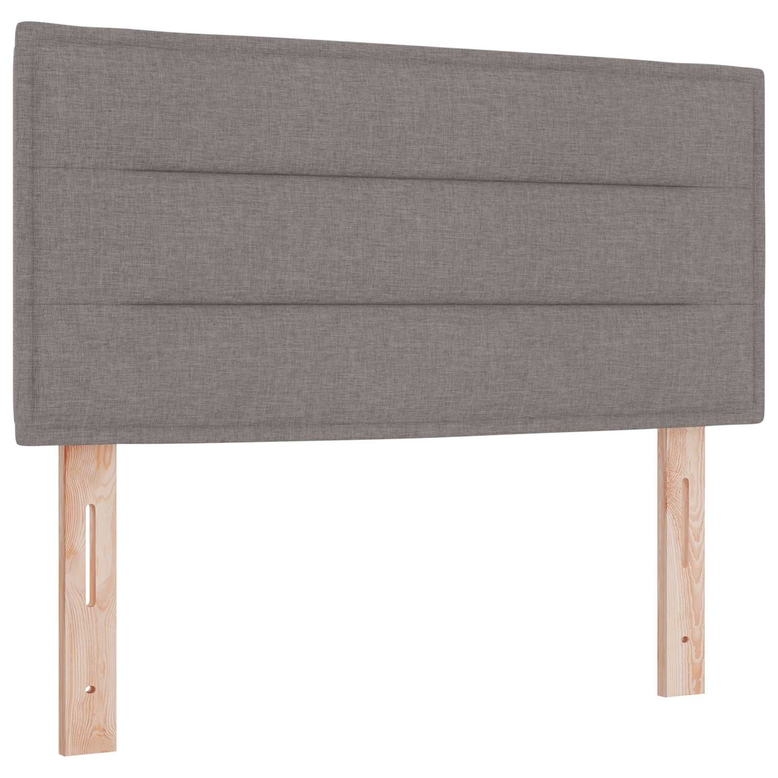 Ottoman bed met matras met hoofdeinde Taupe 90 x 200 cm Stof – afbeelding 3