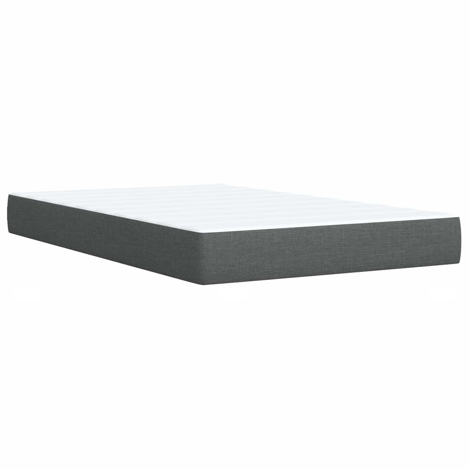 Ottoman bed met matras Donkergrijs 120 x 200 cm Stof – afbeelding 6
