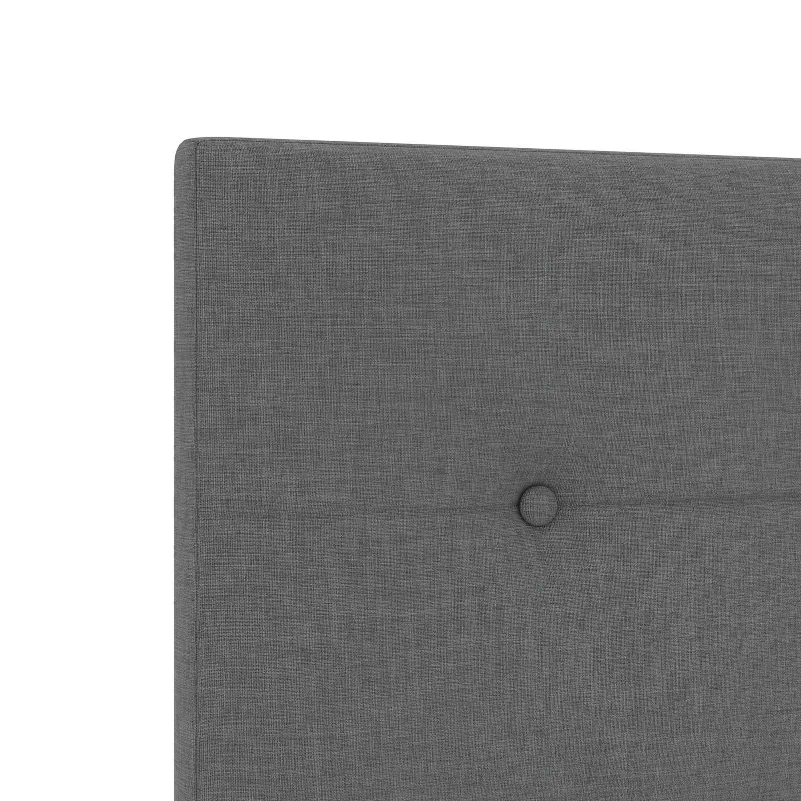 Ottoman bed met matras Donkergrijs 120 x 200 cm Stof – afbeelding 9