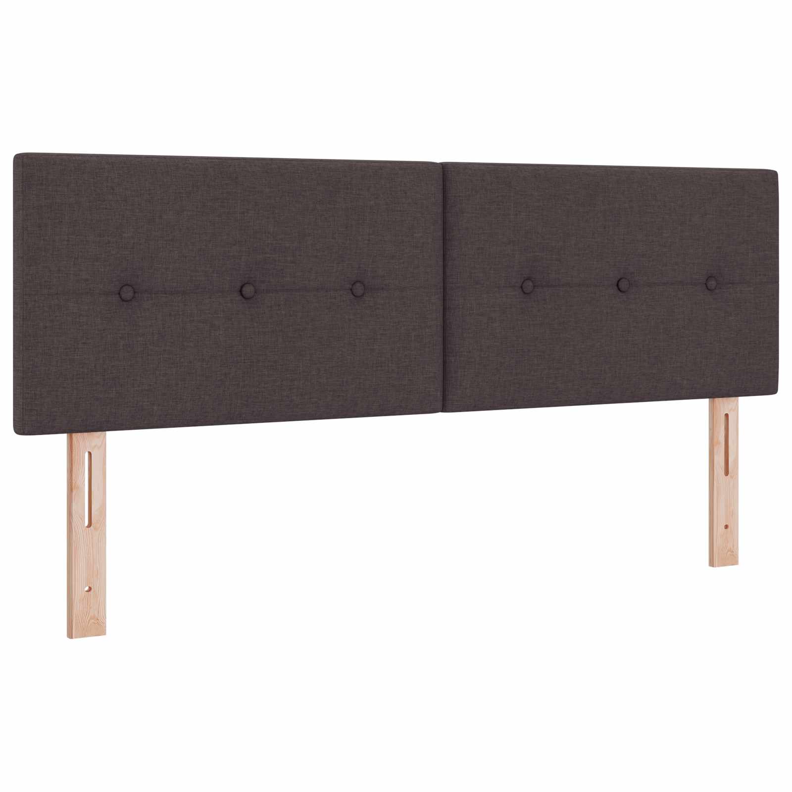 Ottoman bed met matras Donkerbruin 140 x 190 cm Stof – afbeelding 3