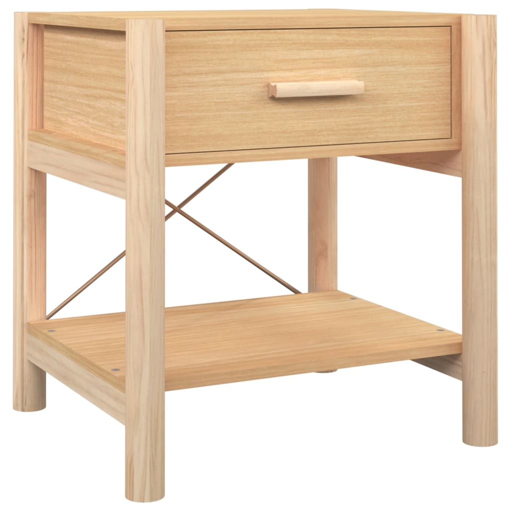 Nachtkastjes 2 st 42x38x45 cm bewerkt hout – afbeelding 5