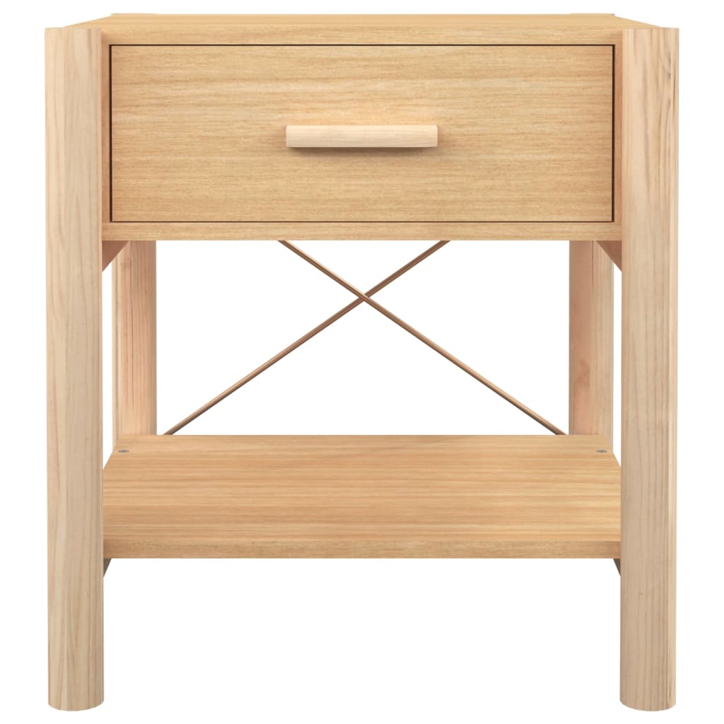 Nachtkastjes 2 st 42x38x45 cm bewerkt hout – afbeelding 6