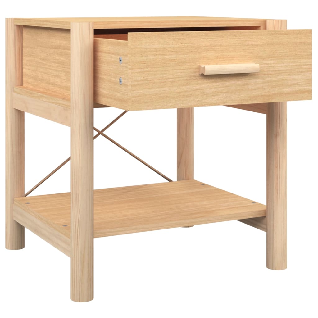 Nachtkastjes 2 st 42x38x45 cm bewerkt hout – afbeelding 8
