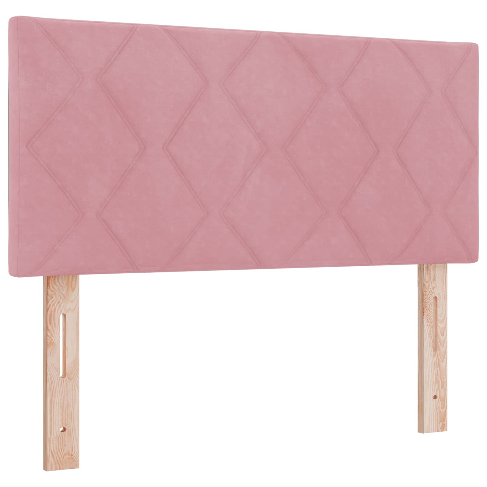 Ottoman bed met matras met hoofdeinde Roze 120 x 200 cm Fluweel – afbeelding 3