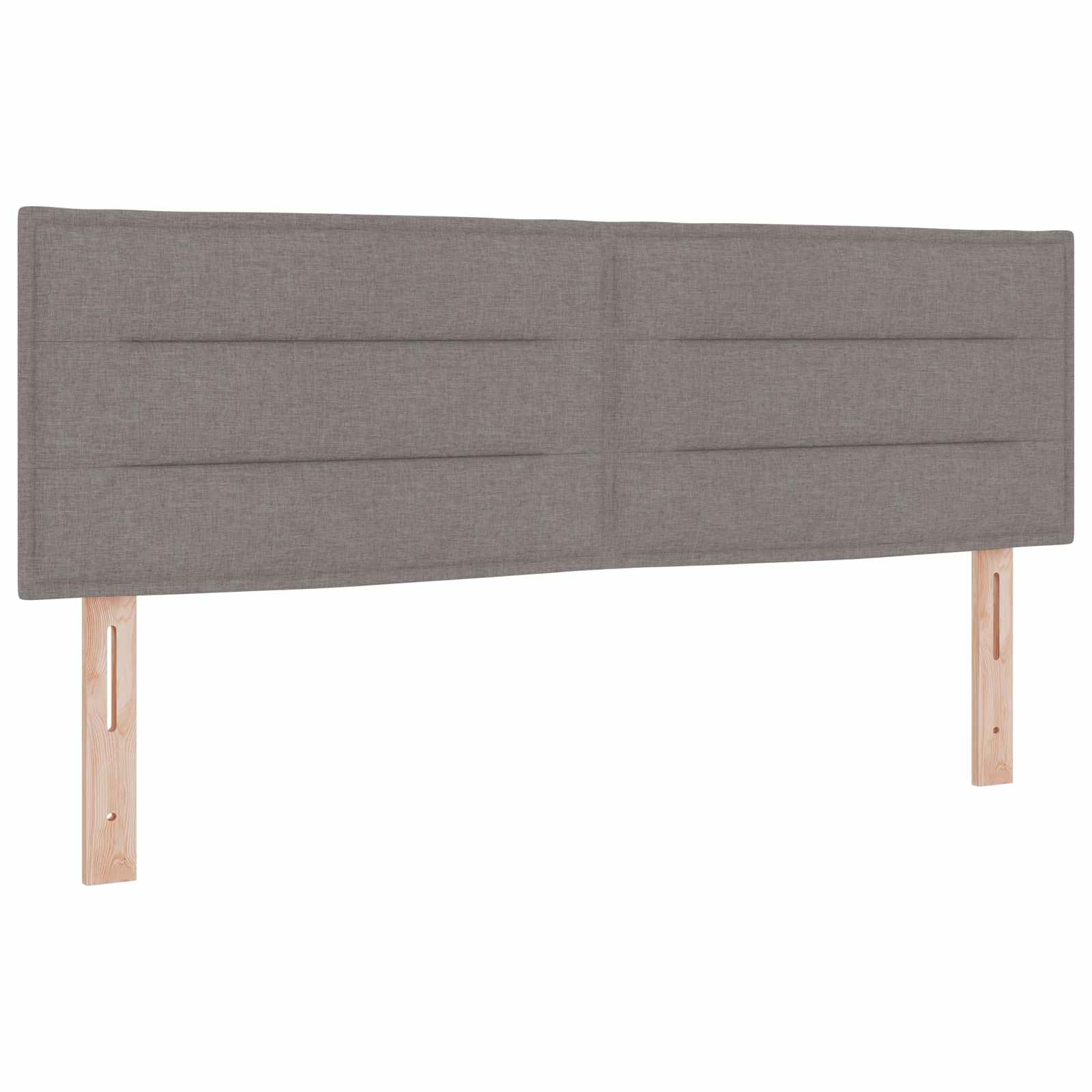 Ottoman Bed met Matrassen en LED Taupe 160 x 200 cm Stof – afbeelding 3