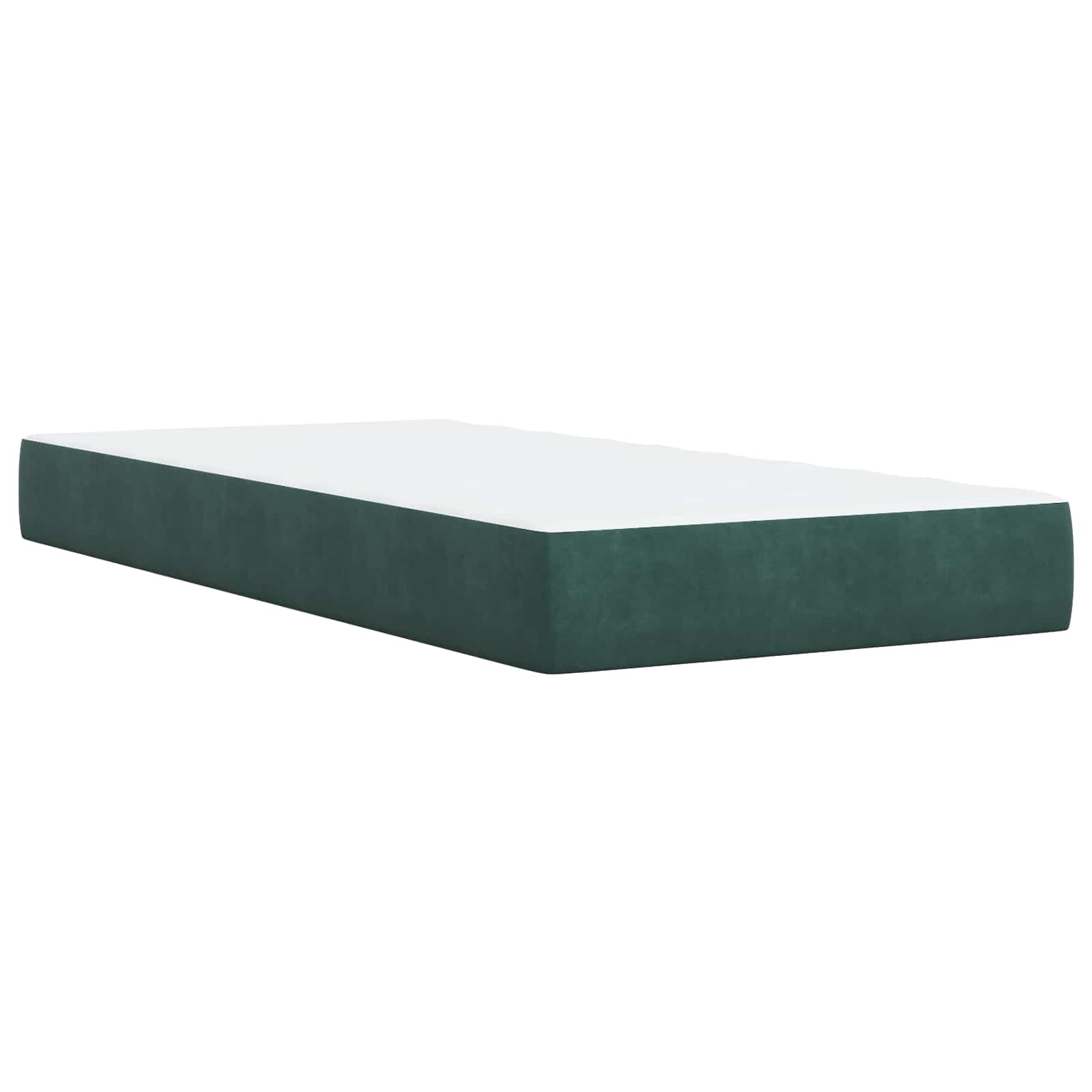 Ottoman Bed met Matrassen en LED Donkergroen 90 x 200 cm – afbeelding 5